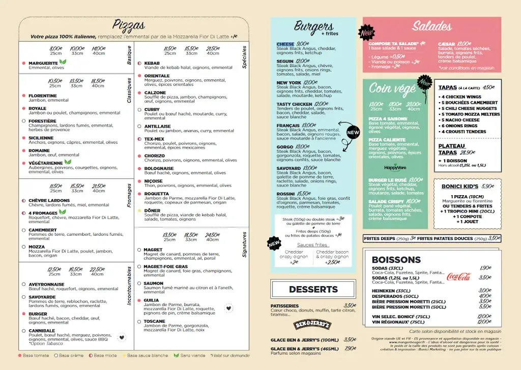 Menu_Pizza Bonici Saint-Estève_Saint-Estève_image_1