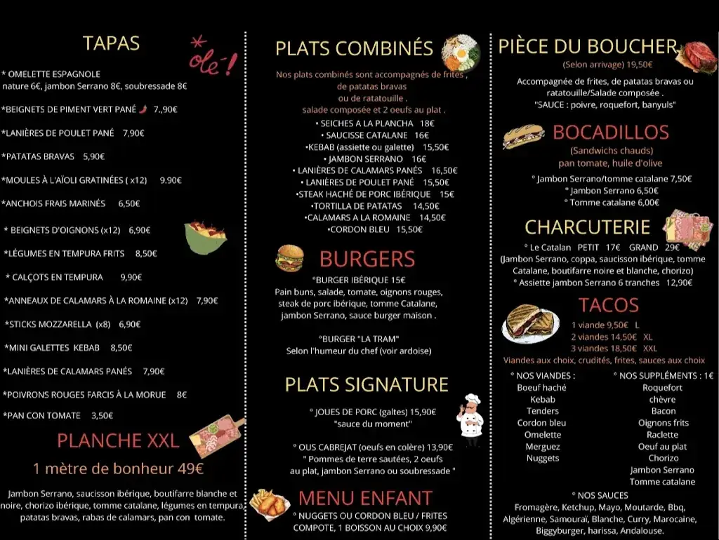 Menu_La Tram_Saint-Génis-des-Fontaines_immagine_1