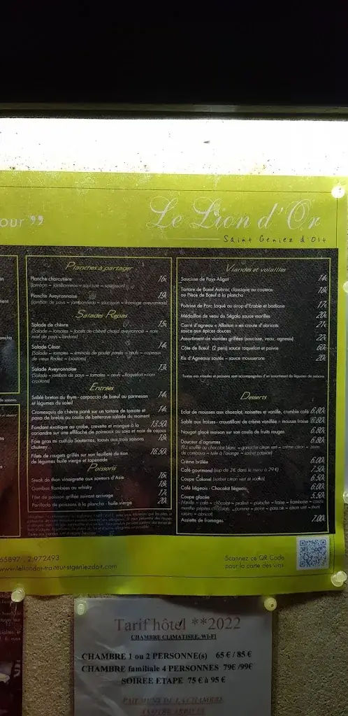 Menu_Hotel Le Lion d'Or_d'Aubrac_immagine_4