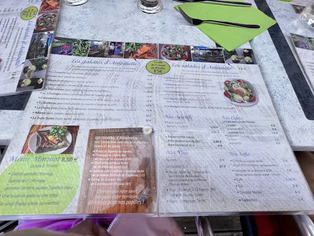 Menu_Crêperie chez Antoinette_d'Aubrac_image_4