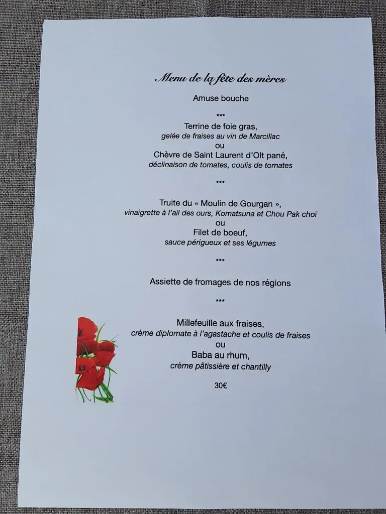 Menu_Au Moulin Alexandre_Sainte-Eulalie-d'Olt_image_1