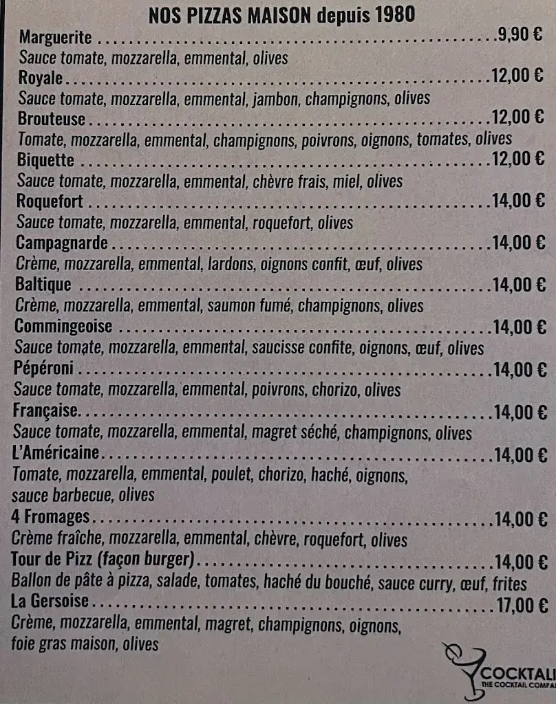 Menu_'Le Français' Restaurant_Saint-Gaudens_image_1