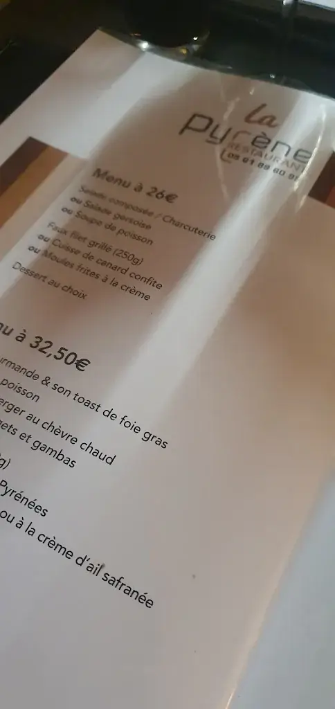 Menu_La Pyrène_Saint-Gaudens_image_4