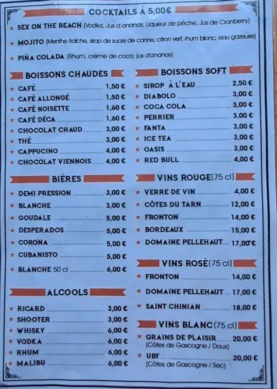 Menu_Le Café 50_Saint-Gaudens_image_2