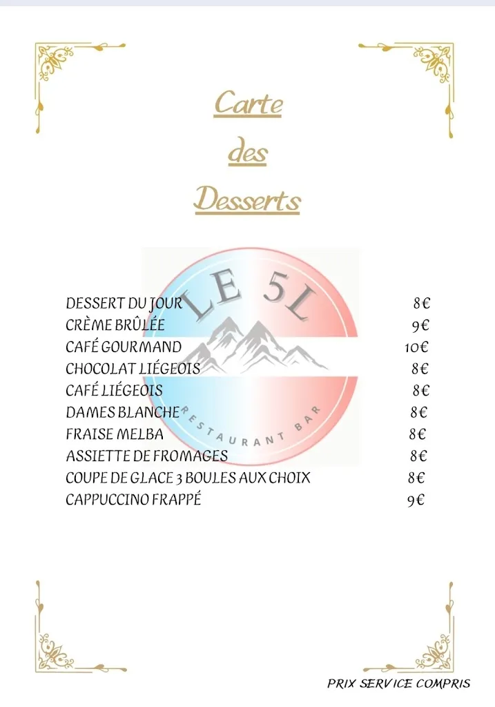 Menu_Restaurant Le 5L_Saint-Gaudens_image_3