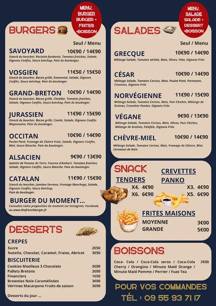 Menu_The French Burger_Saint-Gaudens_image_1