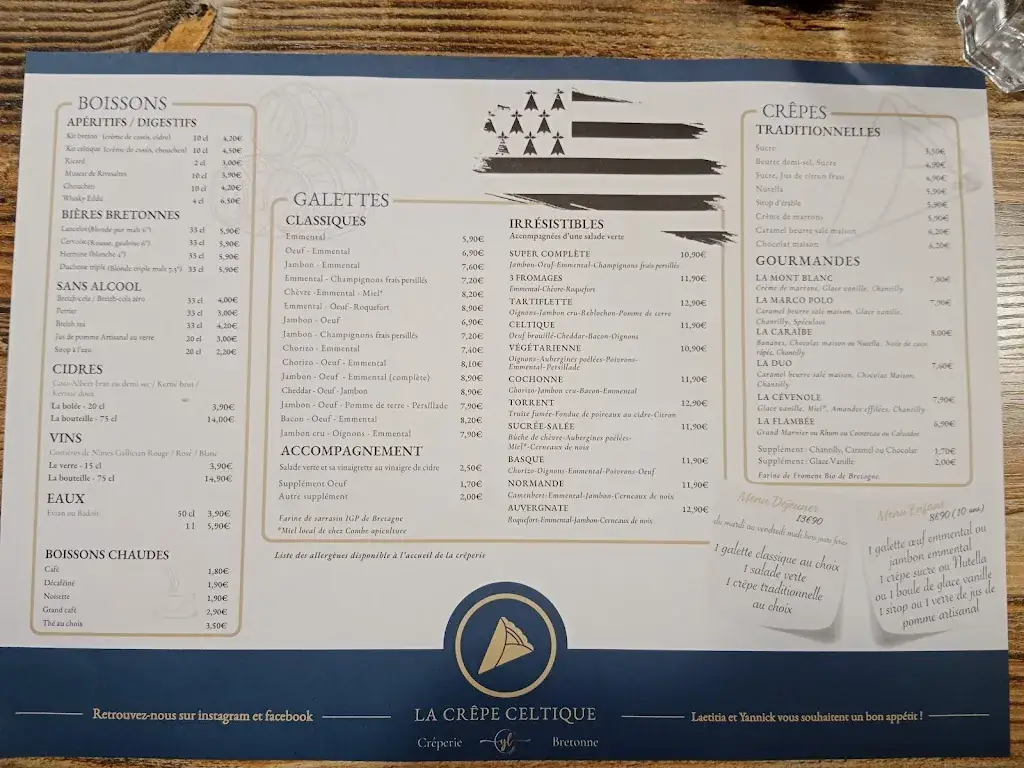 Menu_La crêpe celtique_Saint-Hilaire-de-Brethmas_image_1