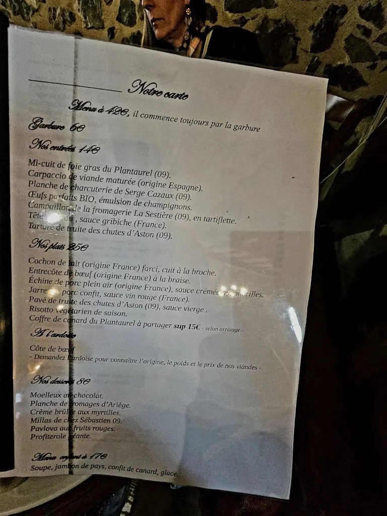 Menu_Auberge d'Antan_Saint-Girons_image_1