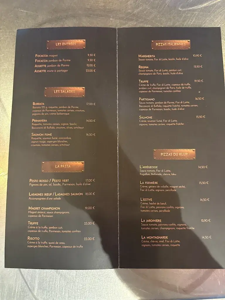 Menu_O klub _Saint-Girons_image_1