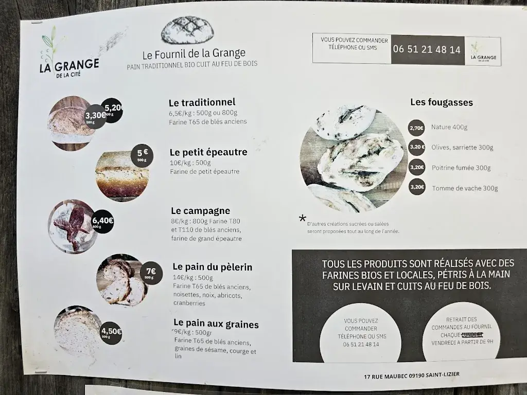 Menu_La Grange de la Cité_Saint-Lizier_image_3