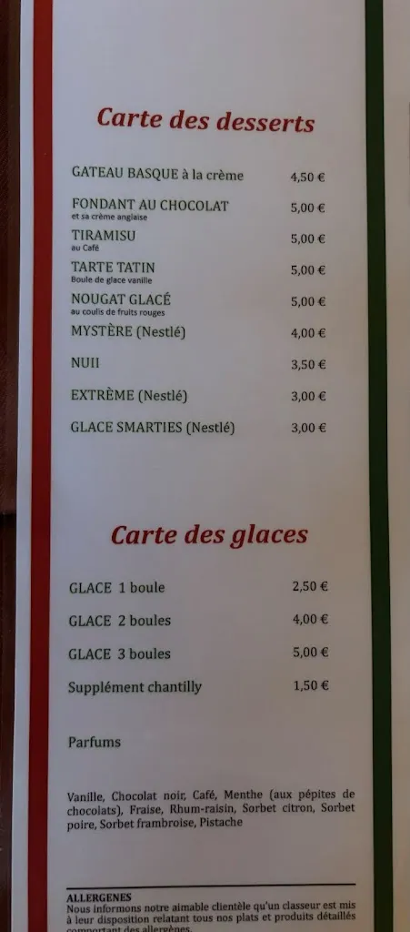 Menu_pizzeria le chistera_Saint-Girons_image_3