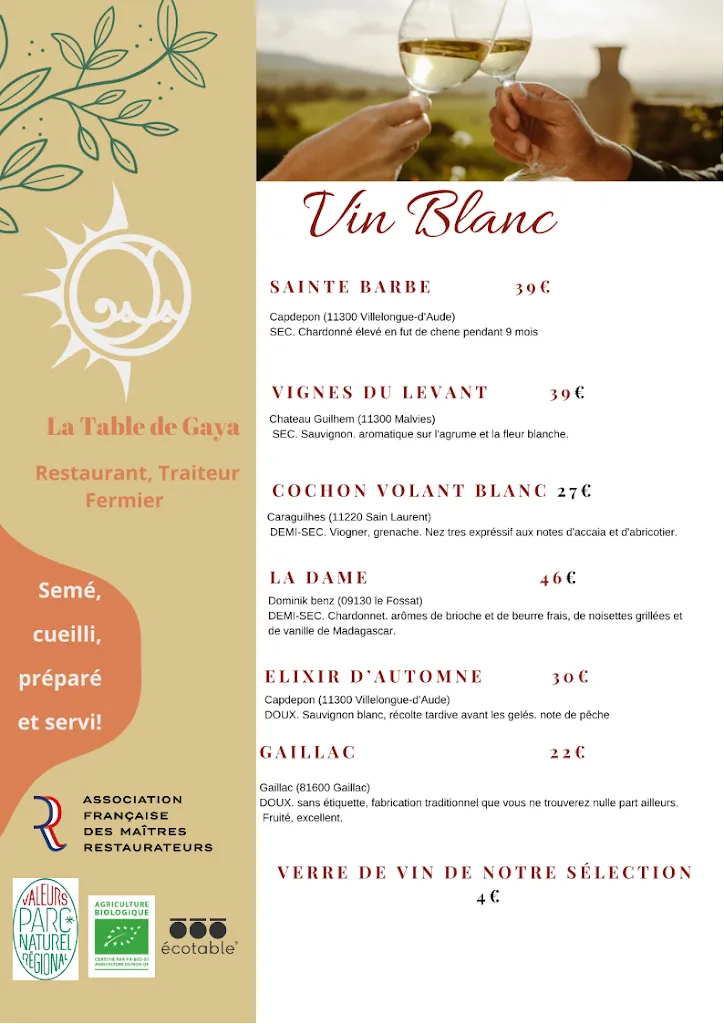 Menu_La Table de Gaya_Montjoie-en-Couserans_immagine_2