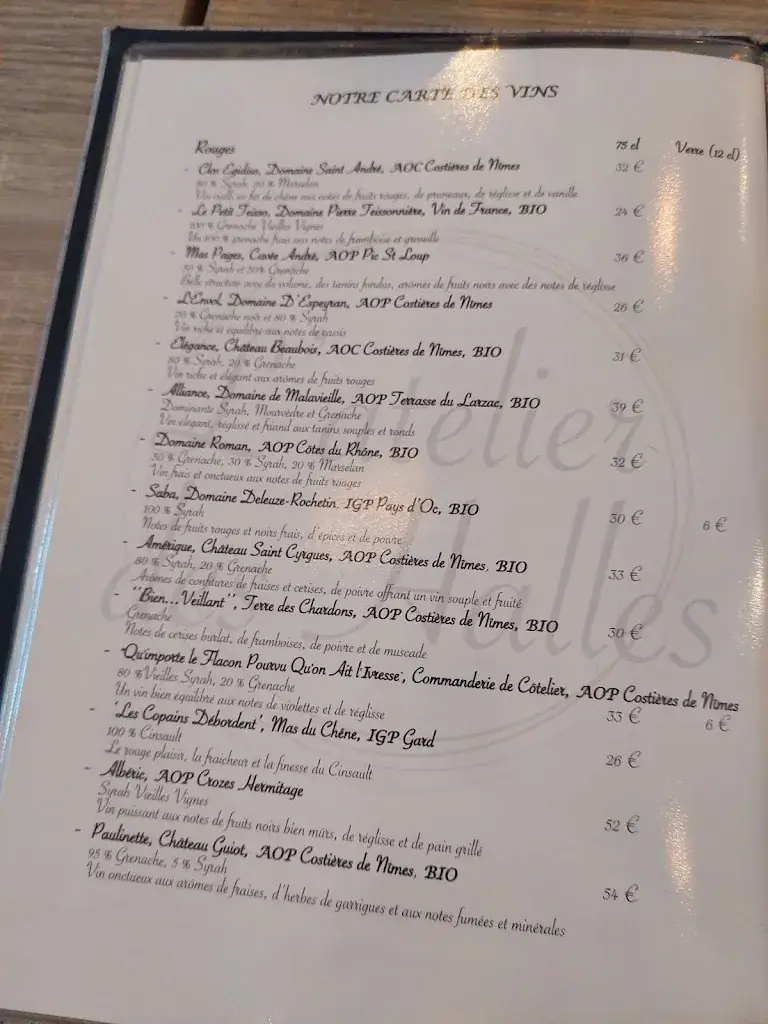 Menu_Restaurant, Atelier des halles_Saint-Gilles_image_2