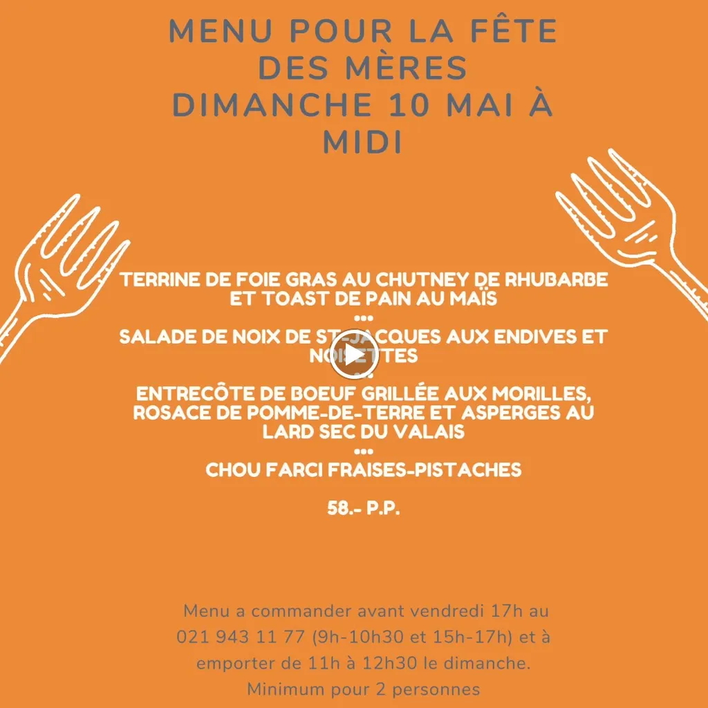 Menu_Auberge Communale de St-Légier_Chiésaz_image_3