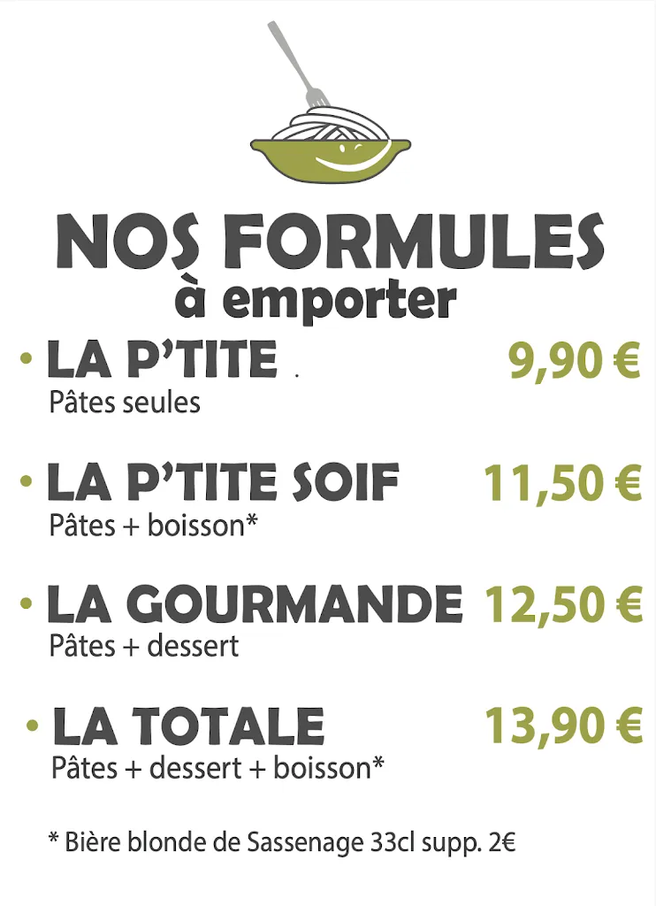 Menu_La Bonne Pâte Meylan_Meylan_immagine_2