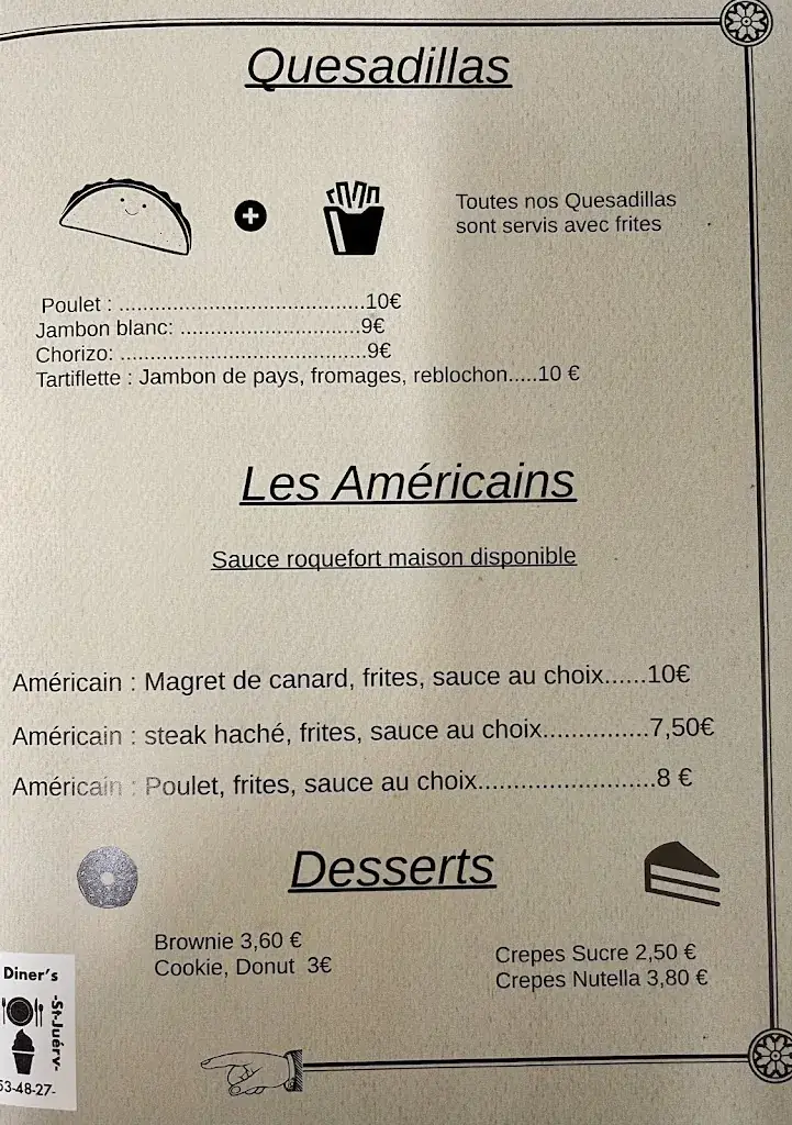 Menu_Mart'y Diner's_Saint-Juéry_image_2