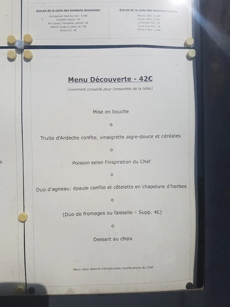 Menu_Le Gardéchois / Chez Maximin_Aiguèze_image_2