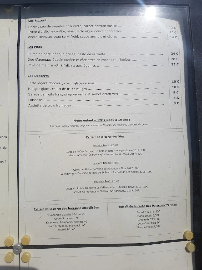 Menu_Le Gardéchois / Chez Maximin_Aiguèze_image_3