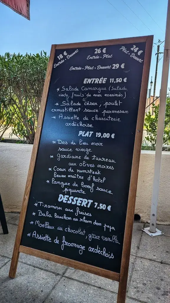 Menu_Restaurant le Camargue_Saint-Martin-d'Ardèche_image_1