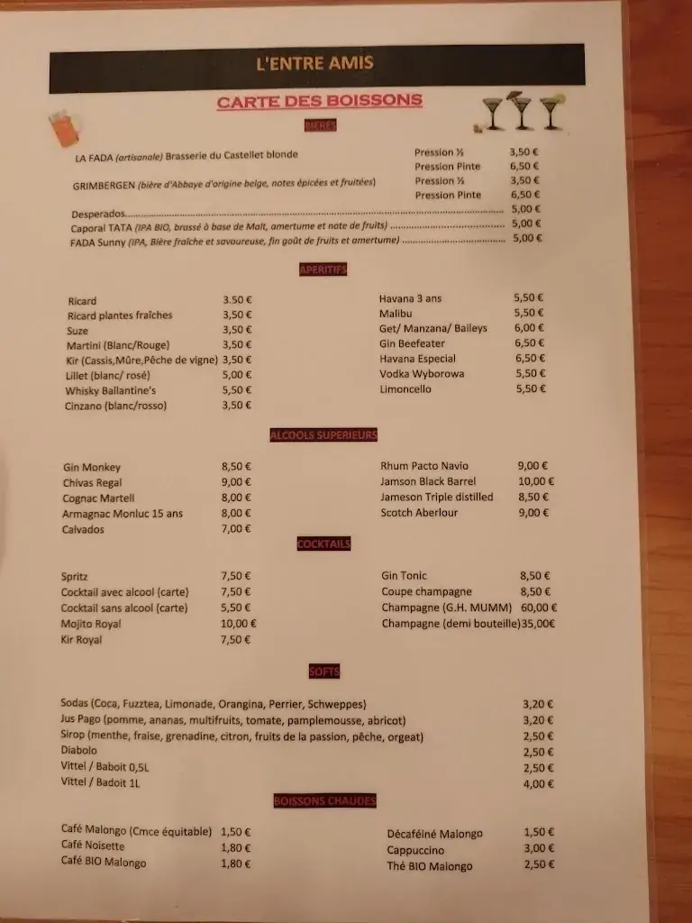 Menu_L ENTRE AMIS_Saint-Lys_immagine_2