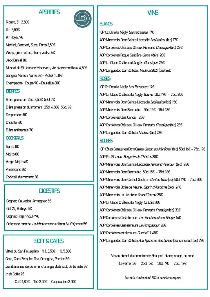 Menu_La Distillerie_Saint-Marcel-sur-Aude_image_2