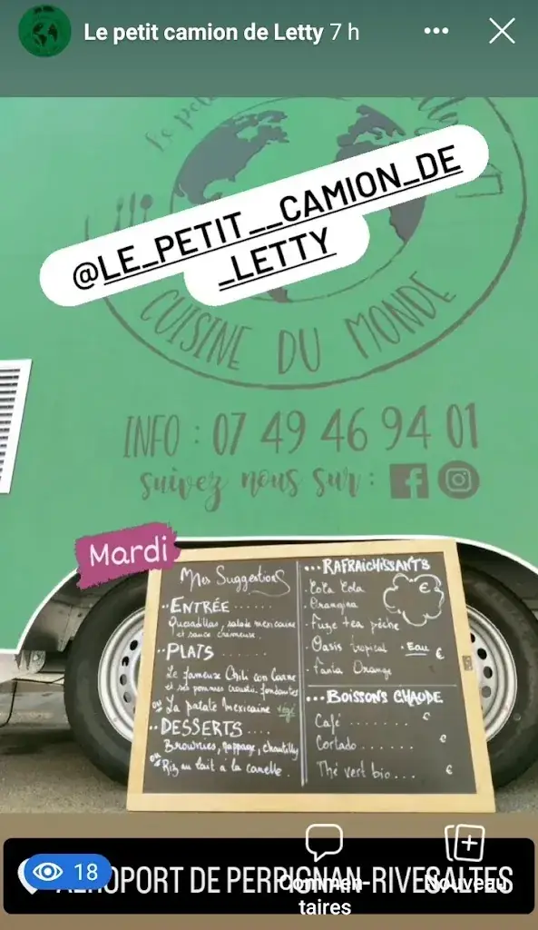 Menu_Le petit camion de Letty_Saint-Laurent-de-la-Salanque_immagine_4