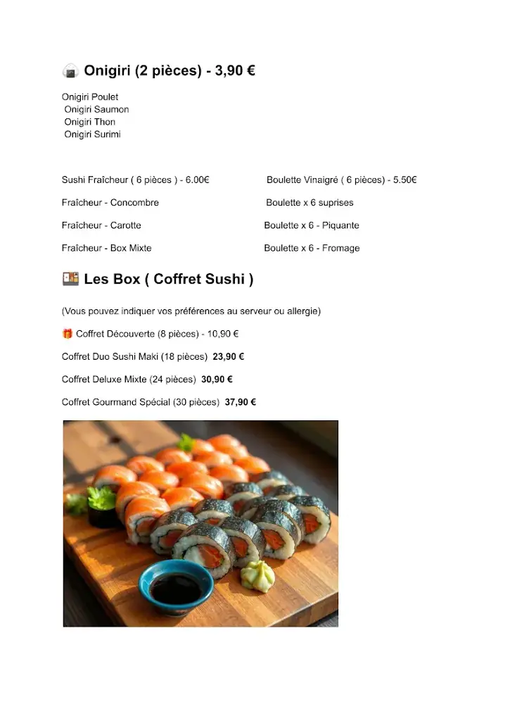 Menu_Livraison Sushi Burger 66_Saint-Laurent-de-la-Salanque_immagine_2