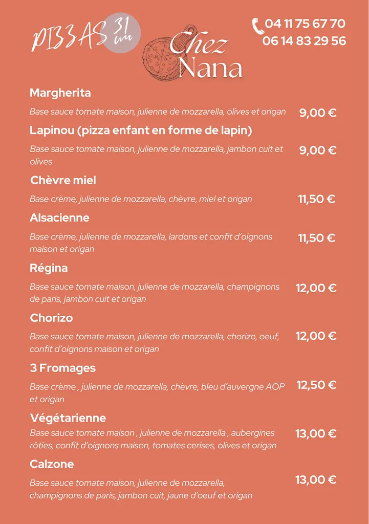 Menu_Pizzeria chez nana_Saint-Martin-de-Londres_immagine_3