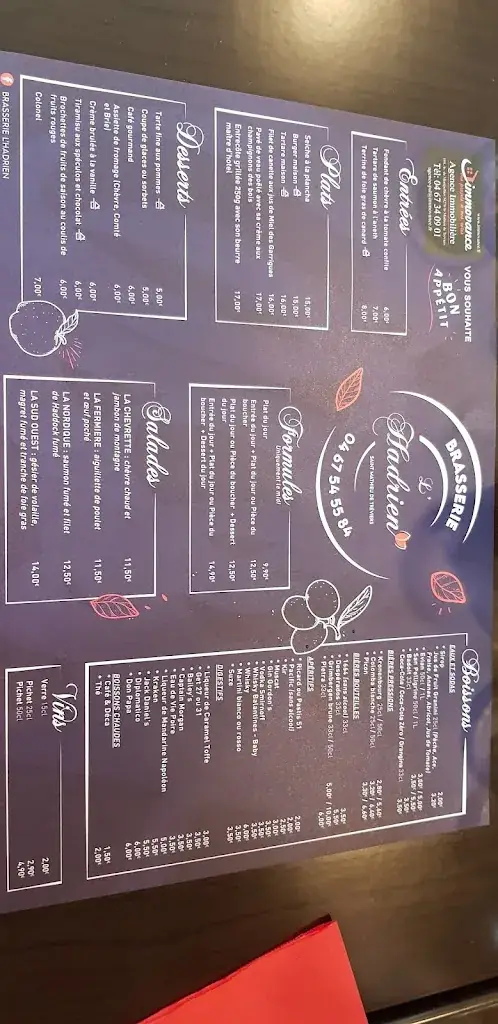 Menu_Restaurant/Brasserie l'Hadrien_Saint-Mathieu-de-Tréviers_image_3