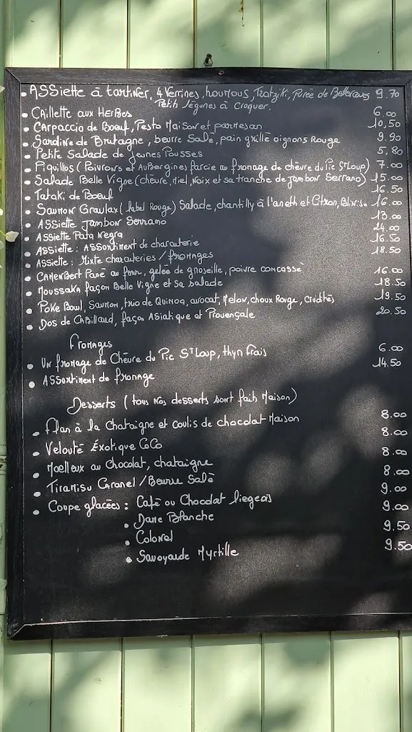 Menu_La Belle Vigne_Valflaunès_image_2
