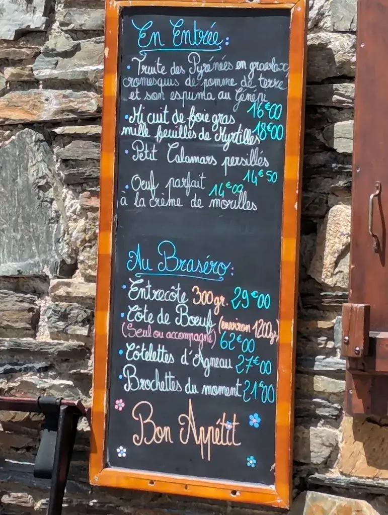 Menu_Hospice de Rioumajou_Saint-Lary-Soulan_image_1