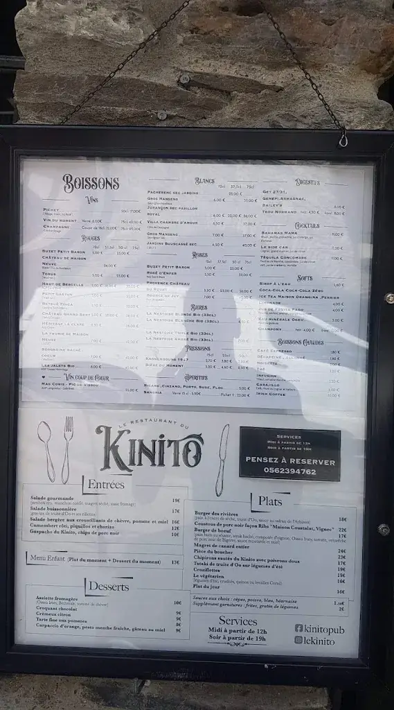 Menu_Le Restaurant du Kinito_Saint-Lary-Soulan_image_1