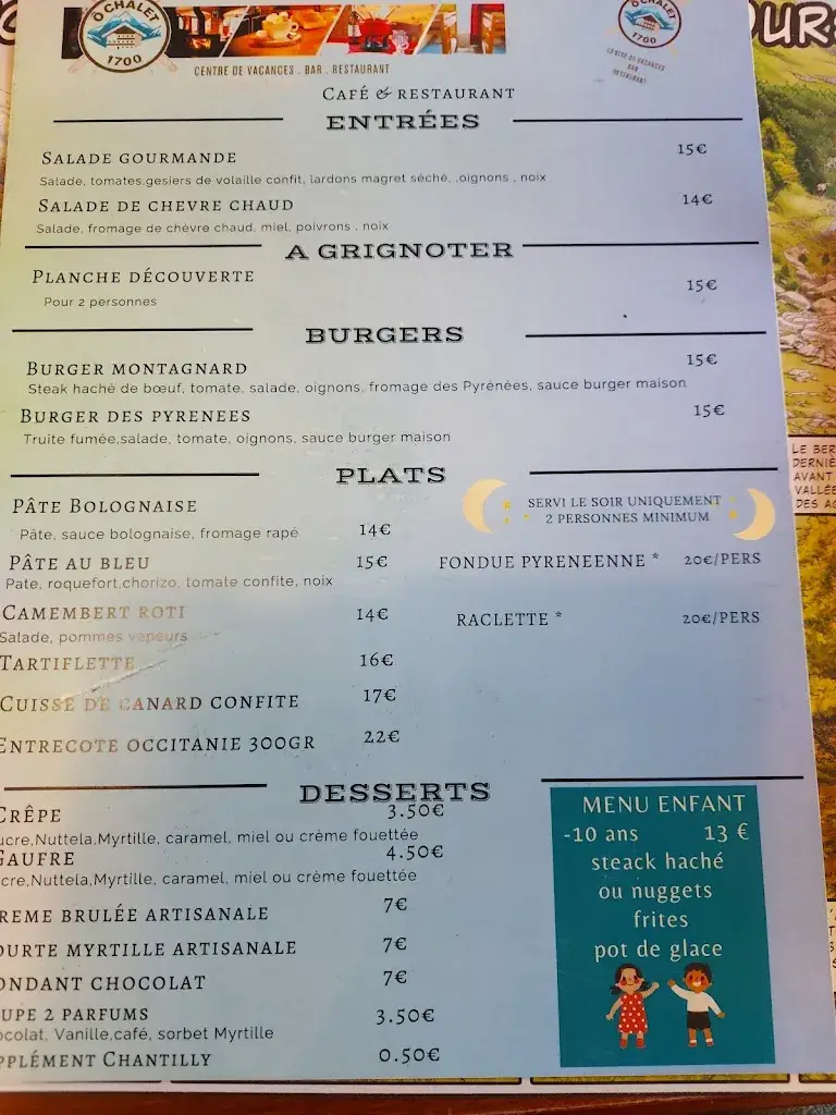 Menu_Ô CHALET 1700_Saint-Lary-Soulan_image_3