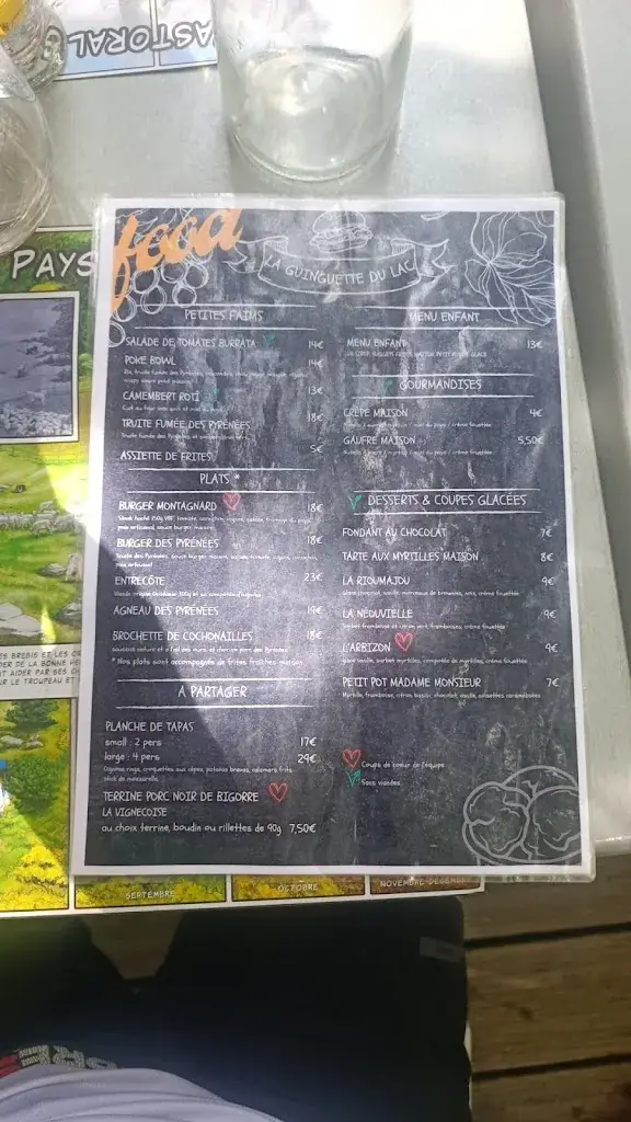 Menu_La guinguette du lac_Vielle-Aure_image_1