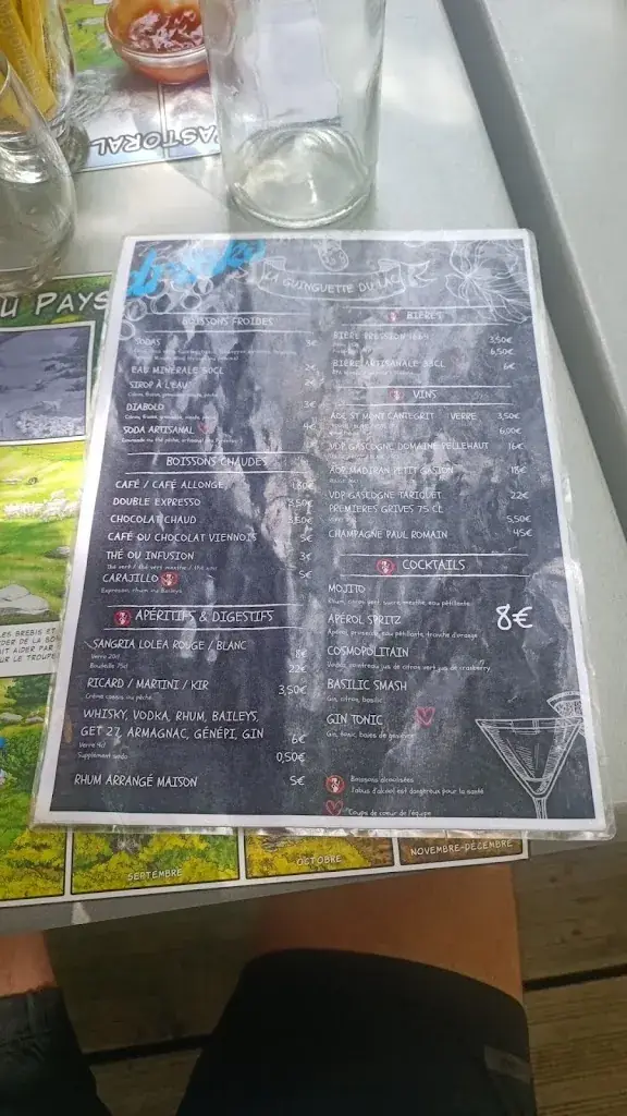 Menu_La guinguette du lac_Vielle-Aure_image_2