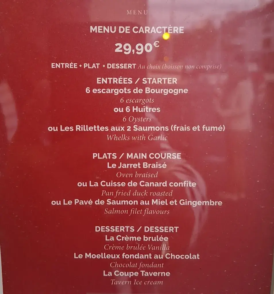 Menu_La Taverne - Saint Nazaire_Saint-Nazaire_image_1