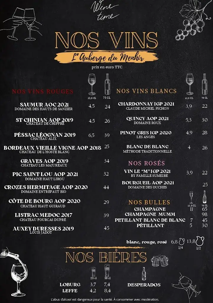 Menu_L'Auberge du Menhir_Saint-Nazaire_image_3