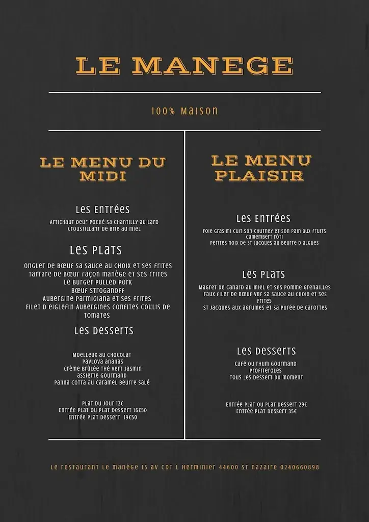 Menu_Le Manège_Saint-Nazaire_image_1