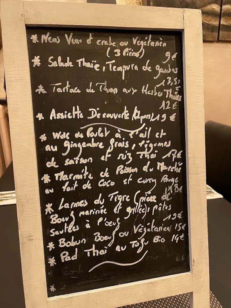Menu_Restaurant La Compagnie Franco Thaïe_Saint-Nazaire_immagine_1