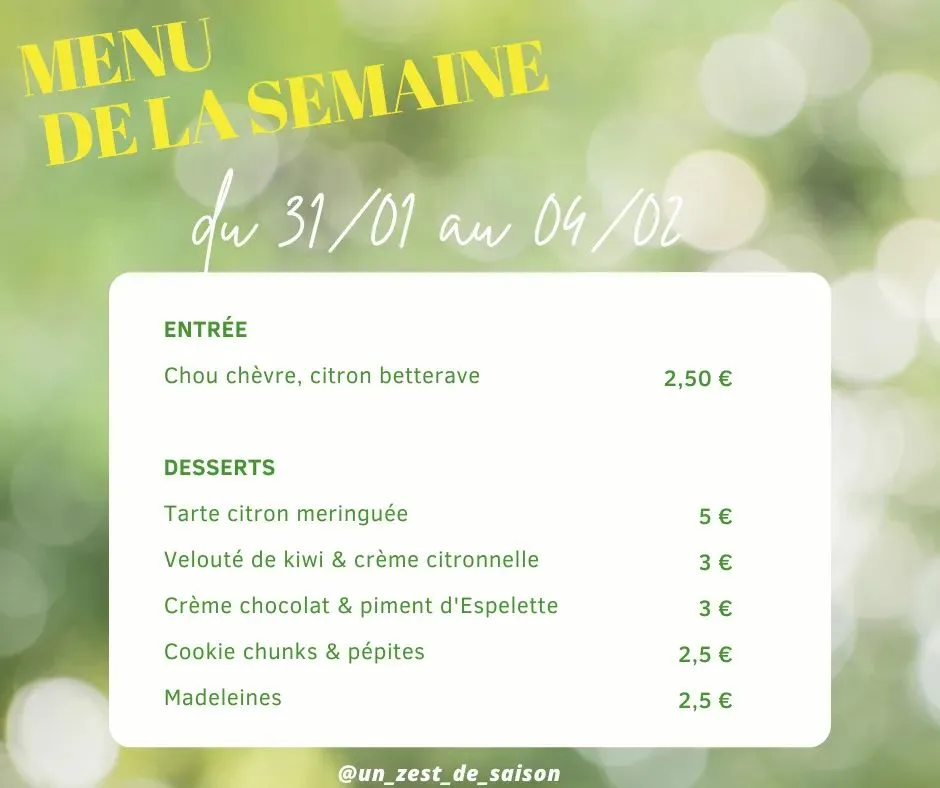 Menu_Un Zest' de Saison_Saint-Orens-de-Gameville_immagine_4