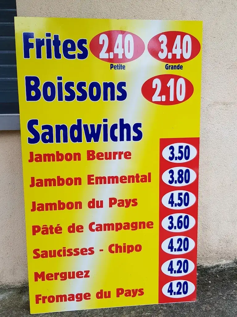 Menu_Sandwicherie/Friterie Artigau_Saint-Pé-de-Bigorre_image_2