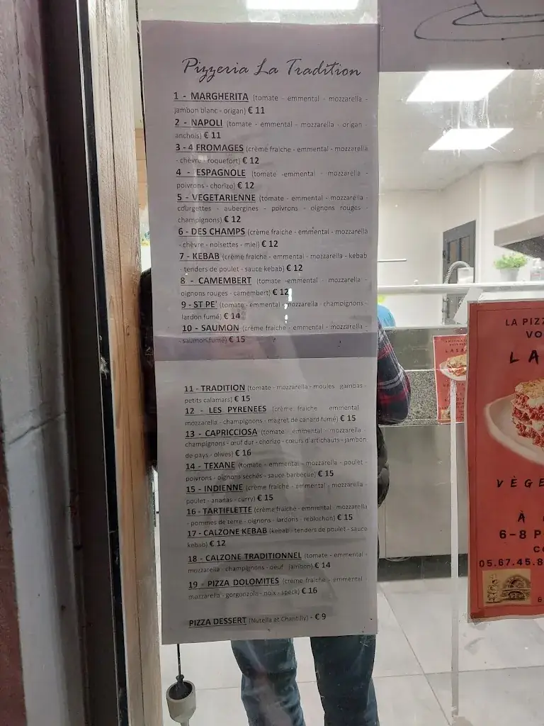 Menu_Pizzeria la tradition_Saint-Pé-de-Bigorre_image_2
