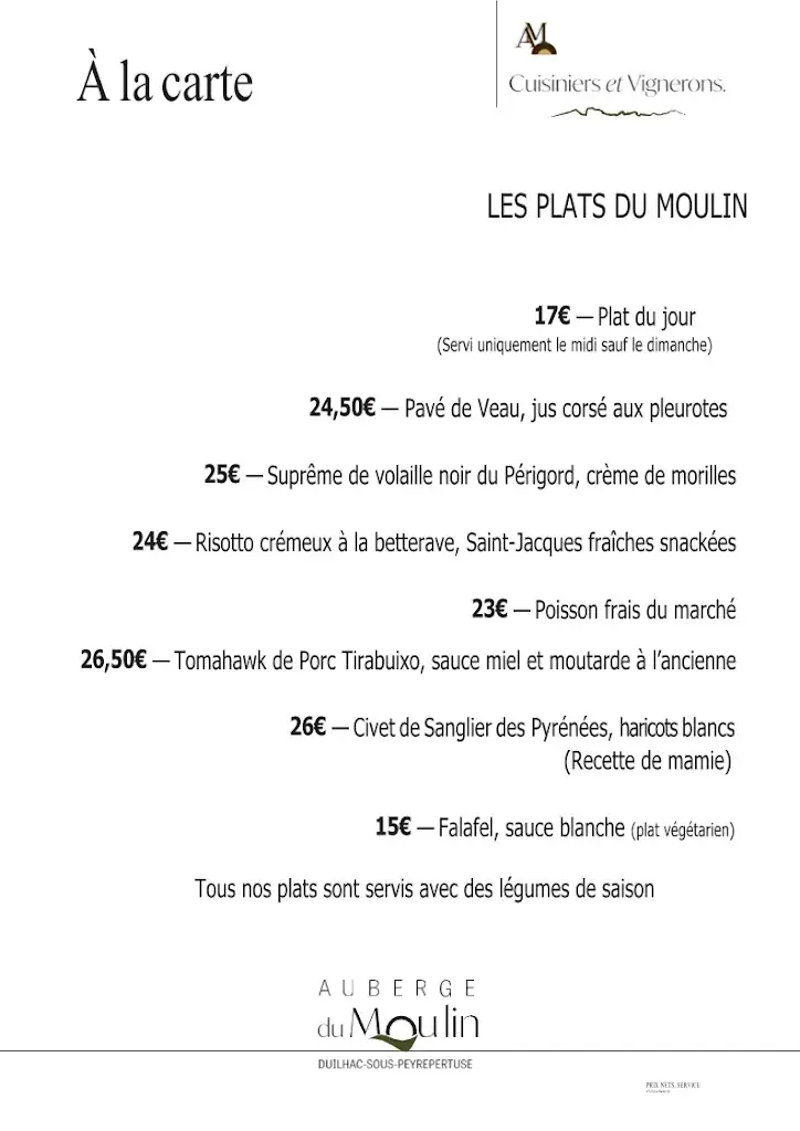 Menu_Auberge du Moulin_Duilhac-sous-Peyrepertuse_image_2