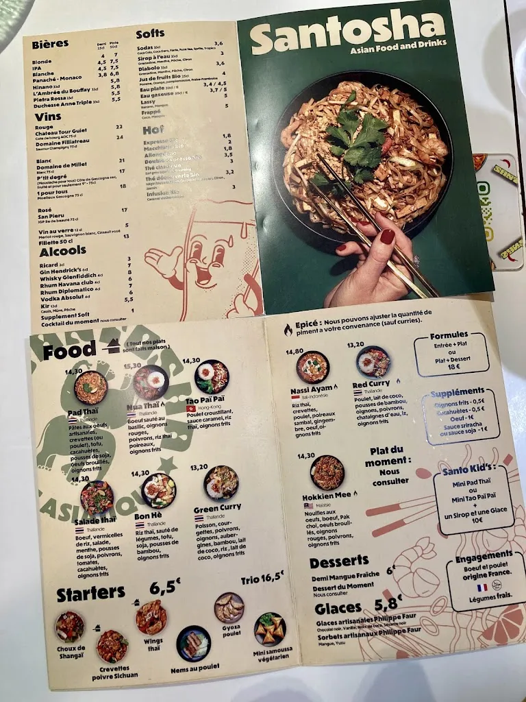 Menu_Santosha Saint-Nazaire_Saint-Nazaire_immagine_1