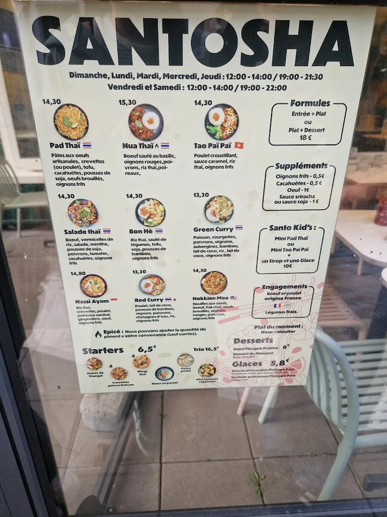 Menu_Santosha Saint-Nazaire_Saint-Nazaire_immagine_4