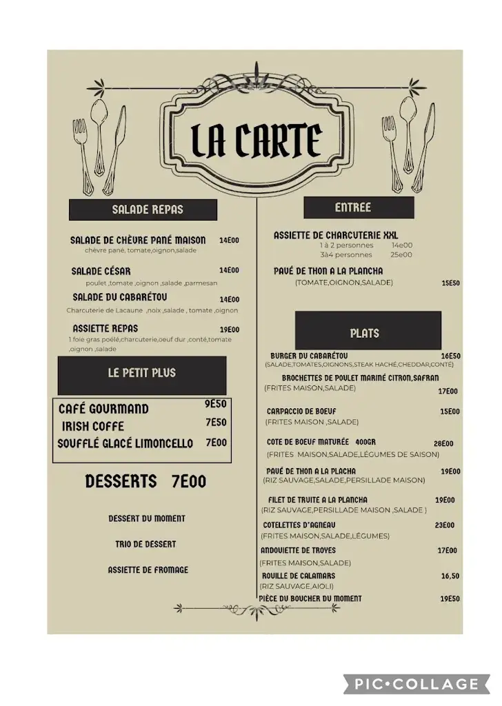 Menu_Auberge du Cabarétou_Riols_image_1