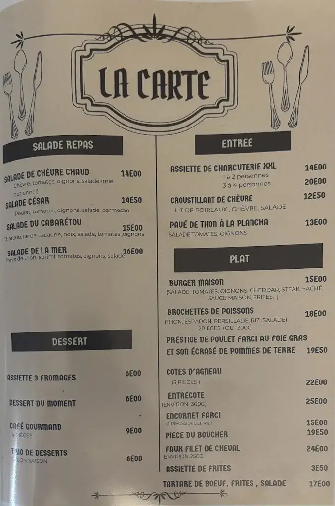 Menu_Auberge du Cabarétou_Riols_image_3