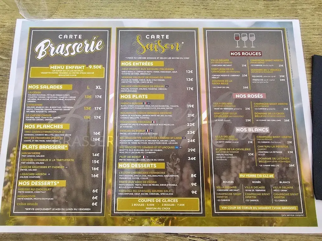Menu_Brasserie La DifferAnce_Saint-Thibéry_image_2