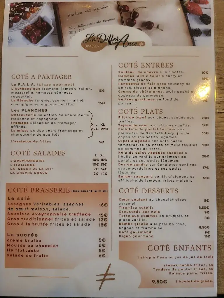 Menu_Brasserie La DifferAnce_Saint-Thibéry_image_3