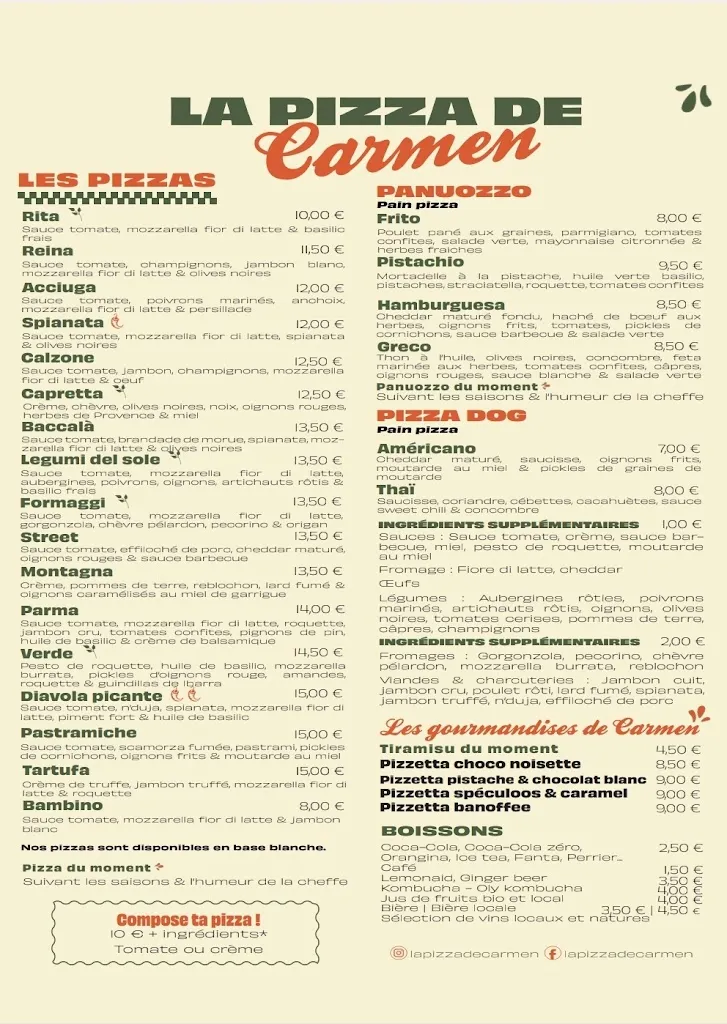Menu_La Pizza de Carmen_Saint-Quentin-la-Poterie_image_1
